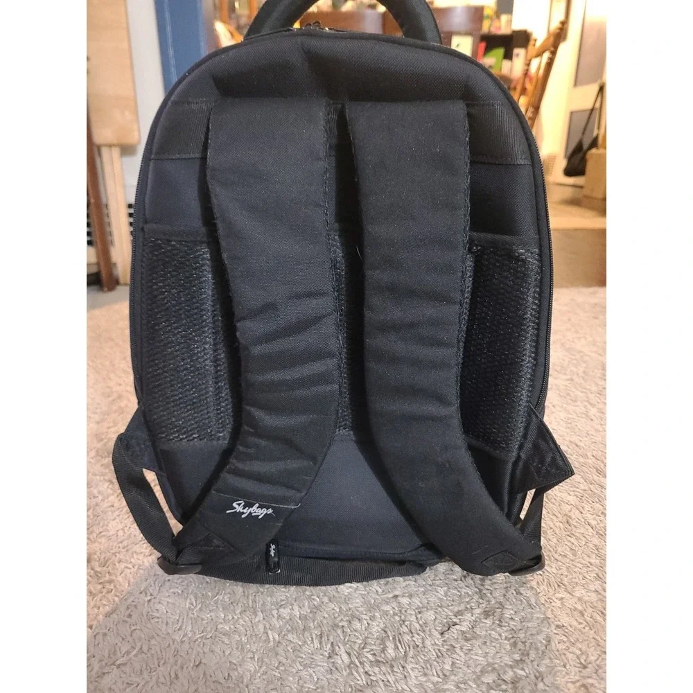 Skybags Speed II polycarbonate red & Black Motorcycle laptop backpack
